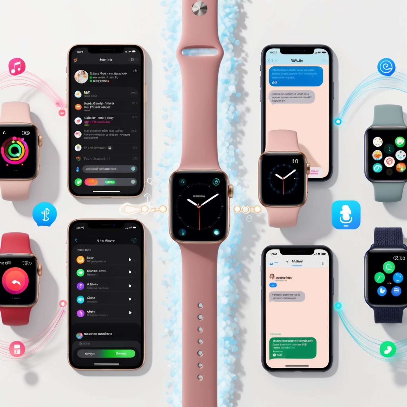 Női okosóra iPhone kompatibilitás teszt - alkalmazás szinkronizáció